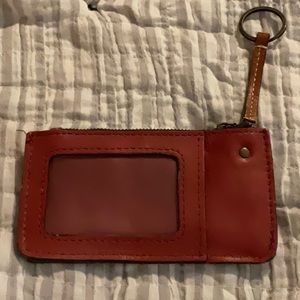 Patricia Nash zip top coin purse/key chain